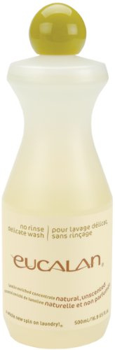 Eucalan - pflegendes Feinwaschmittel für Hand- und Maschinenwäsche Duft Geruchlos, Packungsgröße 500ml
