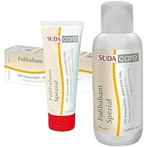 Südacare, Fußbalsam Spezial, Süda Wärmende Fußcreme, 75 ml