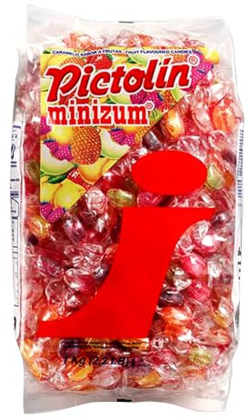 Pictolin - Minizum - Caramelo sabor frutas - 1 kg