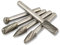 Hakkin Tungsten Carbide Steel Double Cut Rotary Burrs Set 5Pcs 1/4” Shank 8mm Head Fits Rotary Tools Carbide Rotary Burr for Die Grinder Drill, Metal Polishing, Engraving