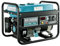 Könner & Söhnen KS 3000G - Hybrid Benzin-LPG 4-Takt Stromerzeuger, Kupfer Generatoren 3000 Watt, 16A, 230V, Generator für Kleinhaus, Garage oder Camping Blau3-g