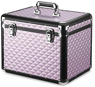 Navaris Putzbox Putzkasten Putzkoffer für Pferde - Koffer Box für Putzzeug - Putzkiste für Pferd und Pony - Transport Aufbewahrung - abschließbar