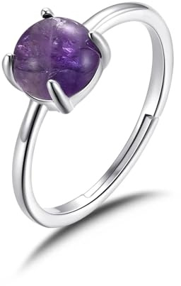 Philip Jones Amethyst Adjustable Ring
