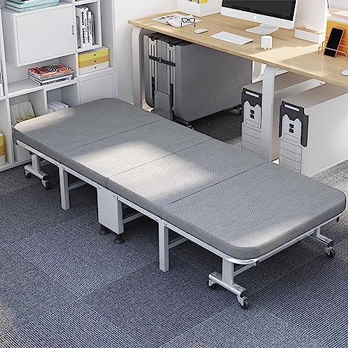 UNICOKA Klappbare Sonnenliege für den Garten, tragbares Outdoor-Camping-Klappbett | Liegestuhl, Relaxsessel für Reisen, drinnen und draußen, Büro, Camping, max. 160 kg (Größe: 190 x 80 x 30 cm)