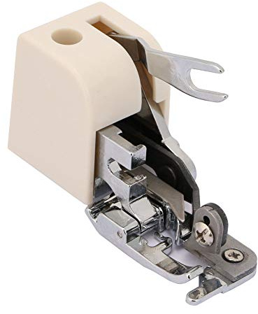 Overlock Nähmaschine Aufsatz mit Seitenschneider – Befestigungsfuß für Haushaltsnähmaschinen, präzises Trimmen & Schneiden in einem Schritt (Kompatibel mit Standardnähmaschinen)