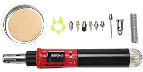 Ensemble de Fer à Souder au Gaz Butane 12 en 1, Kit de Soudage de Type Stylo Portable