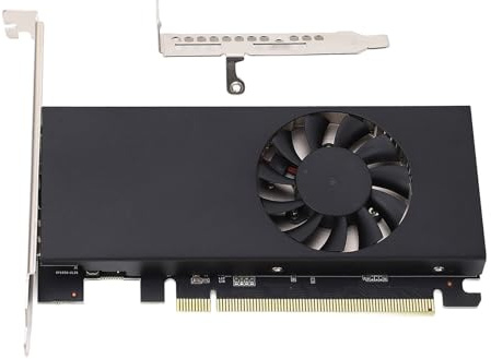 Vikye Tarjeta Gráfica para Juegos 1650, Gráficos Delgados para PC de 4 GB GDDR6 de 128 bits con Interfaz Multimedia HD, DisplayPort para una Experiencia de Juego Profesional