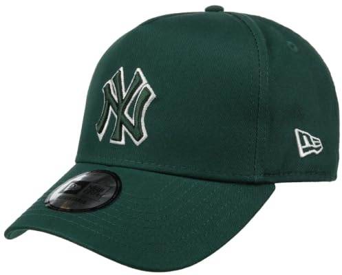 New Era Team Outline E-Frame Yankees Cap Basecap Baseballcap MLB Curved Brim NY York Damen/Herren - Snapback, mit Schirm Frühling-Sommer Herbst-Winter