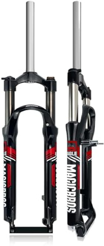 HOMSXPAC Bike 26 Zoll, 110 mm Federweg, Mountainbike, 1 1/8 Federgabel, mechanische Scheibenbremse, V-Brake, manueller 9 x 100 mm Schnellspanner