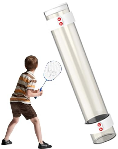 Tube pour balles de badminton, tube de badminton, tube magnétique pour volants de badminton, organisateur de badminton avec fort magnétisme pour salle de gym, cours de sport, parcs, terrain de
