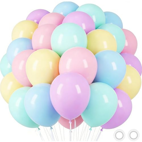 100 st tårtballongset, 12 tum Macaron Latex Ballongbukett för tårta Ballong Arch Kit, Macaron Ballongklubbar, babyshower, födelsedagsdekorationer, bröllop, bröllopsdusch