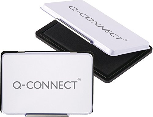 Doppelpack Stempelkissen 9x5,5cm schwarz Q-CONNECT