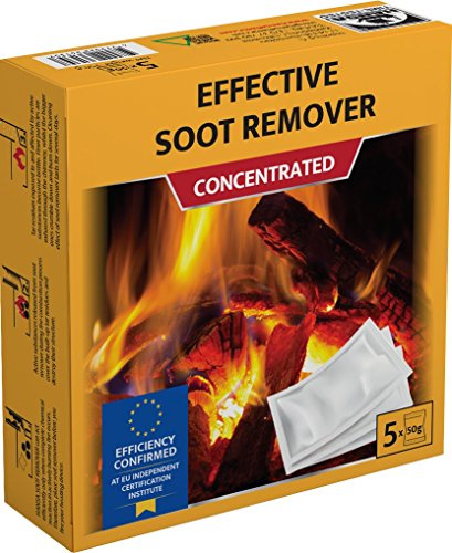 HANSA Concentrated Soot Creosote Remover - Efficient Flue and Chimney Cleaner Sweeper (5 Packs x 50 g)