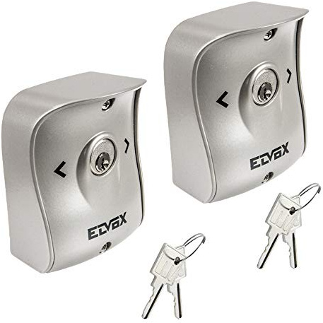 Vimar Eds4 Coppia di Selettori a Chiave Alluminio Grigio