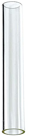 Round Flame Patio Heater Replacement Glass Tube 80cm - 11/15kW | Replacement Glass Tube for Round Flame Patio Heater, 80cm Length x 12cm Diameter, Spare Part
