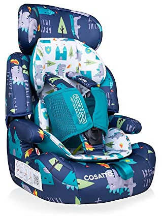 Cosatto Zoomi Car Seat | Group 1 2 3, 9-36 kg, 9 Months-12 years, Side Impact Protection, Forward Facing (Dragon Kingdom)