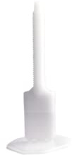 GUTJAHR IndorTec FN 1,5 mm, 100 Gewindelaschen für Nivelliersystem/Fliesen Meister Fliesenverlege/weiß