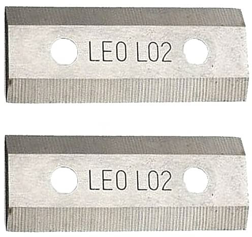 Spares2go Metal Blades compatible with Champion Garden Shredders BL1800 64mm (Pack of 2)