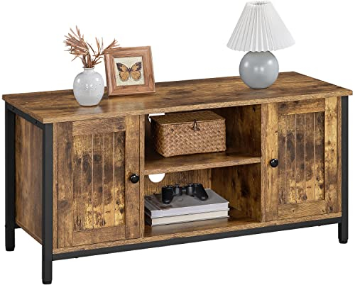 Yaheetech TV-Schrank Fernsehschrank mit offenem Ablagefächer und verstellbaren Einlegeböden TV Lowboard für Fernseher bis zu 45 Zoll TV-Regal TV-Bank für Wohnzimmer/Schlafzimmer, 106 x 40 x 50cm