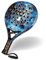 MATCHU - Padel schläger - Inklusive Tragetasche - 100% (3K/18K) Carbon - Eva-Schaum - 3D-Grip Technology - 47x3,8 cm - 360 Gramm - Für Anfänger, Fortgeschrittene und Experten (Kids)
