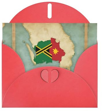 LXqlSS Vanuatu in Australien, sortierte Geburtstagskarten mit Umschlägen, Perlpapier, perfekte Grußkarten