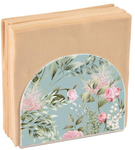 Serviettenhalter für Tisch, Blumen, Sommer, Aquarell, Acryl-Papierserviettenhalter, Küche, Seidenpapierspender, Cocktail-Serviettenhalter für Esstisch, Partygäste, Badezimmer