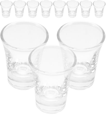 NAMOARLY 24 pcs Communion Cups Glass Communion Supplies for Standard Trays Mini Holy Water Mug Set for Church Services Sacrament and Religious Ceremonies