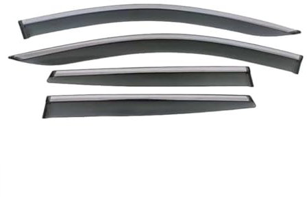 JYCNVKTP Kfz-Heckscheiben Windabweiser Für VW Für Touran 5-Sitzer 2006-2015 Fensterblenden Regenschutz Seitenlüftungsdeflektor Wetterschutzformverkleidung Sonnenblenden-Windabweiser