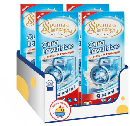 Trattamento cura lavatrice igienizzante interno – Formato 250 ml kit con Spugna Brandizzata SPESA & RISPARMIO Inclusa – Variazioni 4/8/12 Pezzi (4)