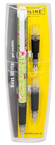 Online Schreibgeräte 12295 Kalligrafieset, Best Writer, College II, cute roses