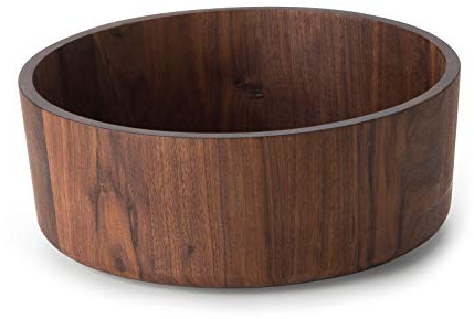 Continenta 4236 - Ensaladera de madera de nogal, color marrón oscuro