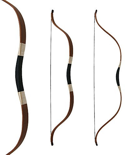 Drake Junior - 40 Zoll - 15-30 lbs - Reiterbogen (Schwarz/Beige/Hellbraun, 25 lbs)