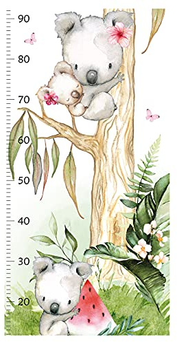 Little Deco Wandtattoo Messlatte 150cm Koala DL549