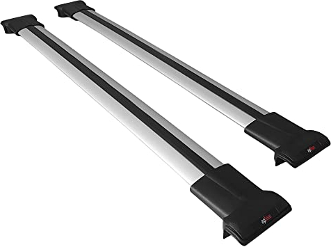 acpar Kompatibel mit FIAT Doblo 2010-2022 Relingträger Fly Modell Dachträger Gepackträger GRAU