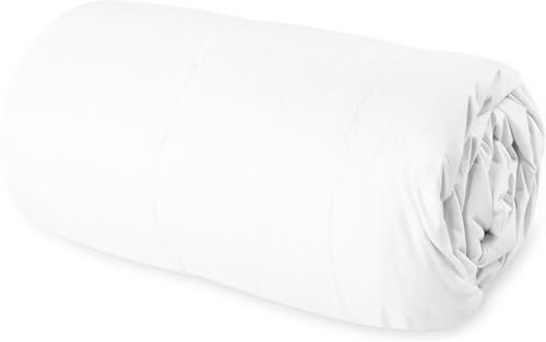 Vierjahreszeiten-Bettdecken aus Daunen - Bettdecke erweiterbar zur Winterdecke - normal, warm und exta warm - 135x200 155x220 200x200 Farbe Leicht Größe 135 x 200 cm