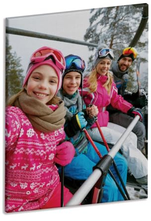 LABORATORIO 102 Quadro personalizzato con Foto (30x40 cm, Verticale) - Stampa su Tela Canvas - personalizza il tuo quadro con foto - compreso di Telaio in Legno - 100% made in Italy