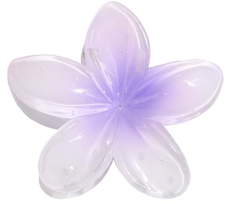 Fermaglio per capelli fiori, forte tenuta, clip per capelli spessi, clip antiscivolo per capelli di spessore medio, forte tenuta in stile hawaiano, per donne e ragazze