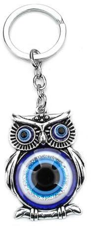 GALPADA 2stücke Owl Shape Key Pendant Katzenaugen Schlüsselanhänger Für Taschen Kreatives Design Mädchen Bag Pendant Hochwertiger Schöne Geschenkidee Für Erwachsene