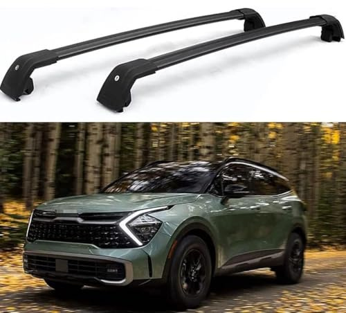 ZHAODG Barre Portapacchi per Auto, per KIA New Sportage 2023 2024 Barre PORTATUTTO, portabiciclette, Barre trasversali da Tetto,Bagagli Trasporto Rack, Auto Accessori