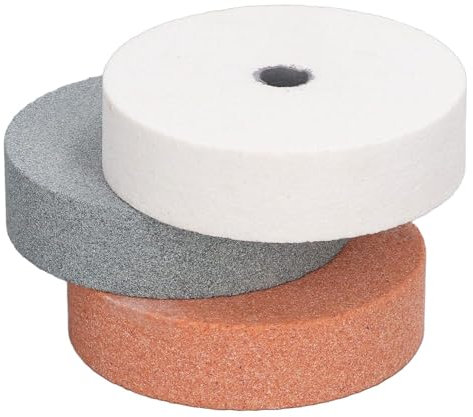 CYSFETENA 3 Stücke 75 * 10 * 20 Mm Grinding Wheel,Wide Use Polierscheiben Schleifrad,Siliziumkarbid Schleifscheibe für Metall Keramik Marmor Holzbearbeitung Usw