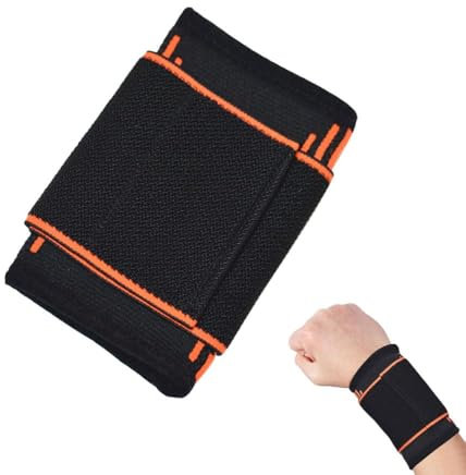 Azlanway Bandage de poignet avec fermeture, support de poignet élastique et réglable pour le sport, le fitness, l'arthrite, protège-poignets avec compression pour la rééducation et la stabilité