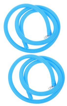 POPETPOP 2pcs Washing Machine Water Inlet Pipe Drain Hose Inner Suitable for Portable Washing Machine and Air Conditioner Extension Water Supply Line Kit