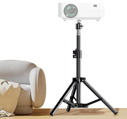 Projector Trípode: soporte de proyector ajustable, stand de proyectores de cine en casa | Castreador de equipos de cabecera Proyector de proyectores Trípode, soporte multifuncional de equipos de prese