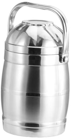 HOMOBABE Porte-repas Isolant En Acier Inoxydable 2,2l à Double Couche Couvercle Étanche, Boîte De Conservation Des Aliments Pour Étudiants Et Bureau, Thermique Et Portable