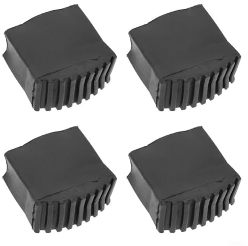 Rubber Ladder Feet Replacement Pack Of 4 For Aluminium And Wooden Ladders With Anti Slip Grip And Floor Protection