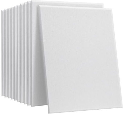 HyFanStr Self Adhesive Acoustic Panels: 12Packs Sound Absorbing Wall Panels | 30x40cm High-Density Polyester Fiber Acoustic Treatment for Recording Studios, Home Theaters, Gaming Rooms, KTV & Offices