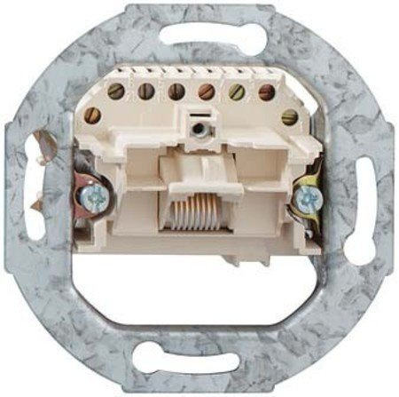 Rutenbeck 13010407 – Steckdose Telefon Einbau UAE 1 Ausgang 8 Pol 8 Bornas