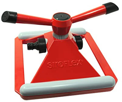 Siroflex 4640/S Arroseur Automatique Gemini à 2 Bras avec tétine | Made in Italy | Arroseur Rotatif | Arroseur Dynamique Professionnel | Arroseur Automatique Jardin