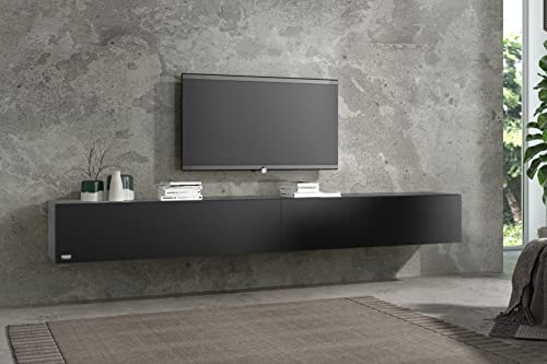 Wuun® TV-Lowboard Somero I 100cm bis 360cm I TV-Schrank & Hängeschrank für Wohnzimmer I Verschiedene Varianten