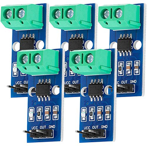 AZDelivery 5 x ACS712 30A Ampere Sensore di Corrente Range Module compatibile con Arduino incluso un E-Book!